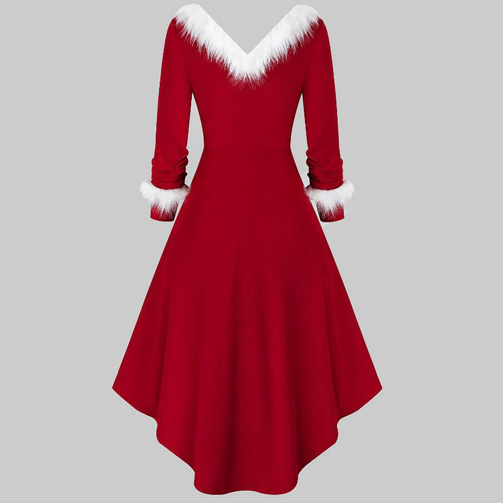 Womens Christmas Party Dress Sexy Bodycon Elegant Party Long Sleeves Dress
